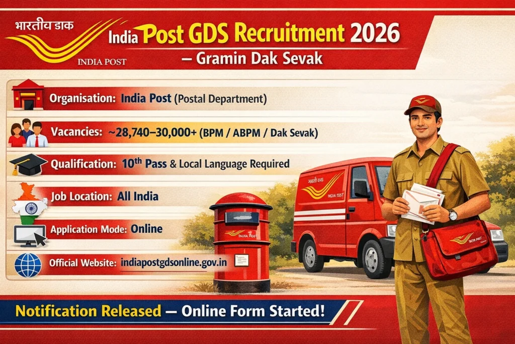 India Post GDS Recruitment 2026